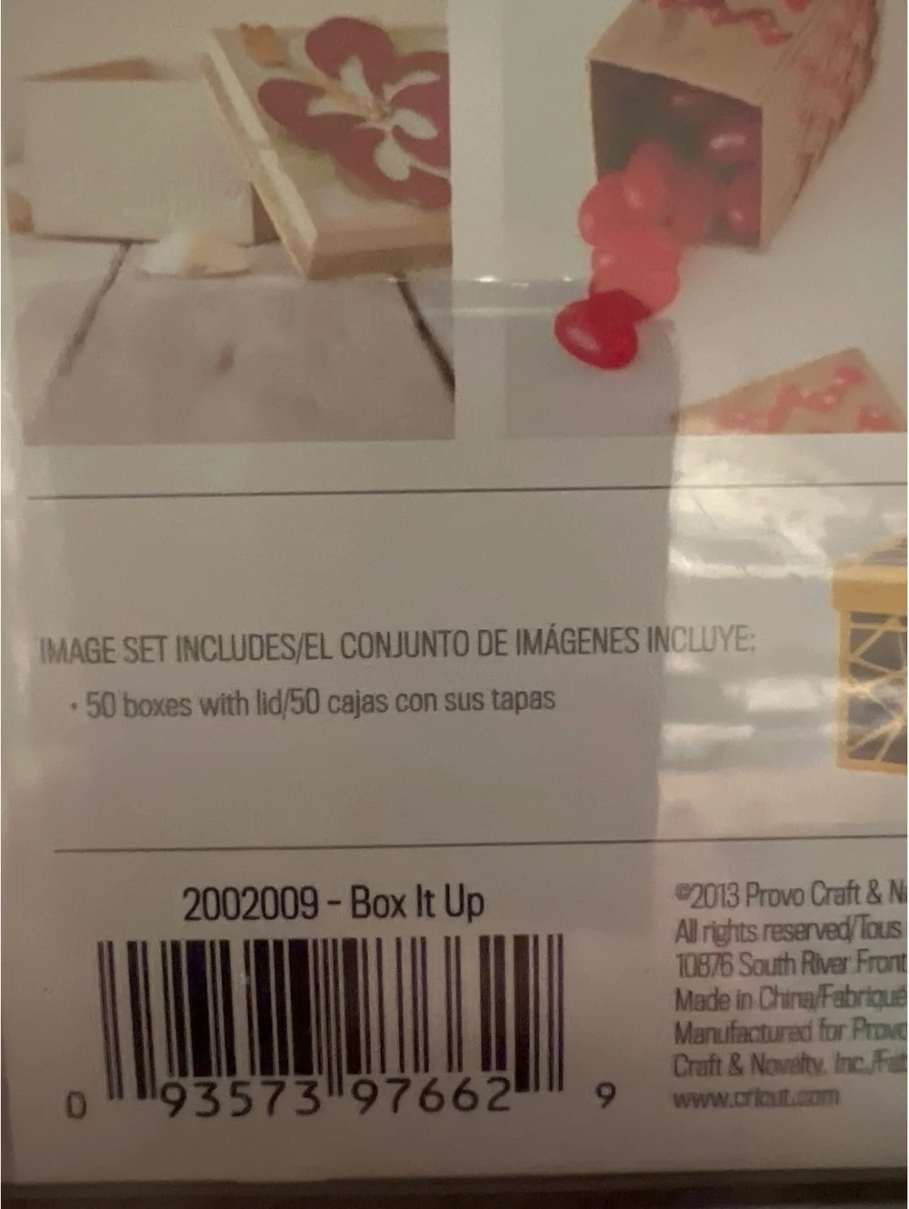 Cricut Box It Up Image Set with 50 Boxes and Lids